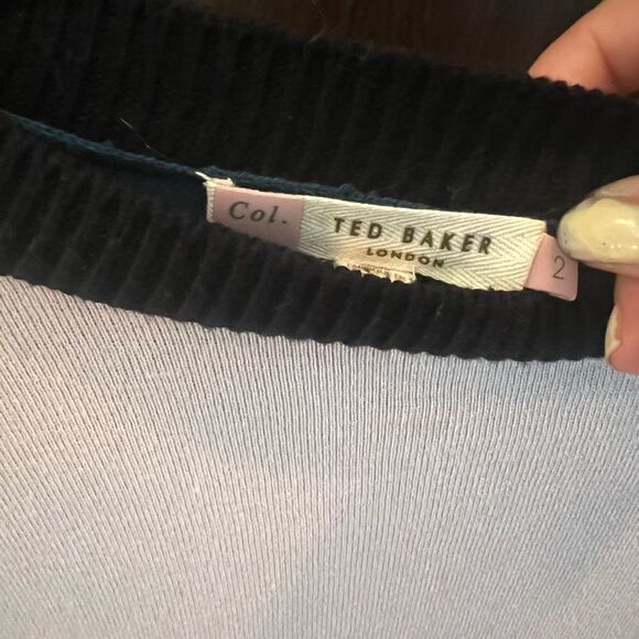 TED BAKER COLOR BLOCK SWEATER - Picture 3 of 5